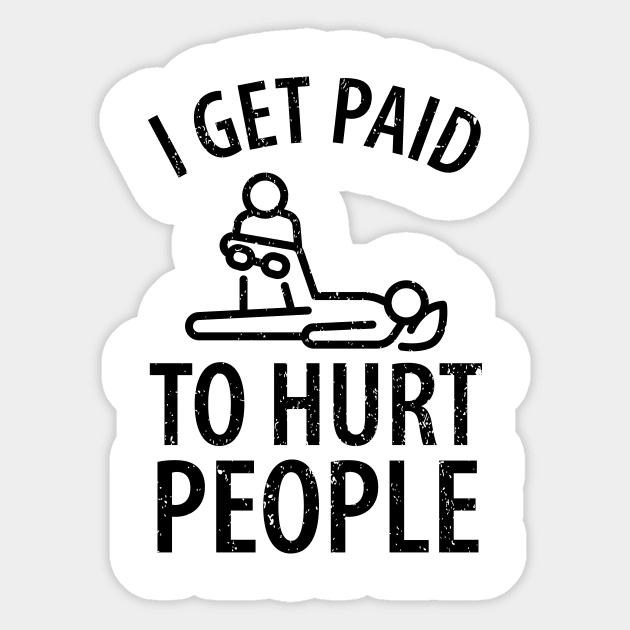 physiotherapist physical therapy gift saying funny Sticker by Johnny_Sk3tch